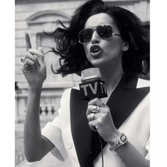 NEW SAINT LAURENT SL690 DUST 002 SUNGLASSES MEN SILVER EYEWEAR SL 690 DUST 002 - Picture 7 of 15